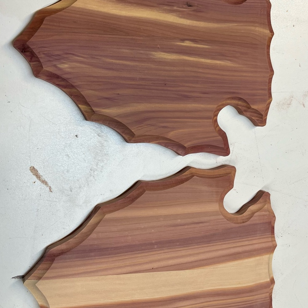 American Red Cedar Wall Plaque Hirn Deer Mount